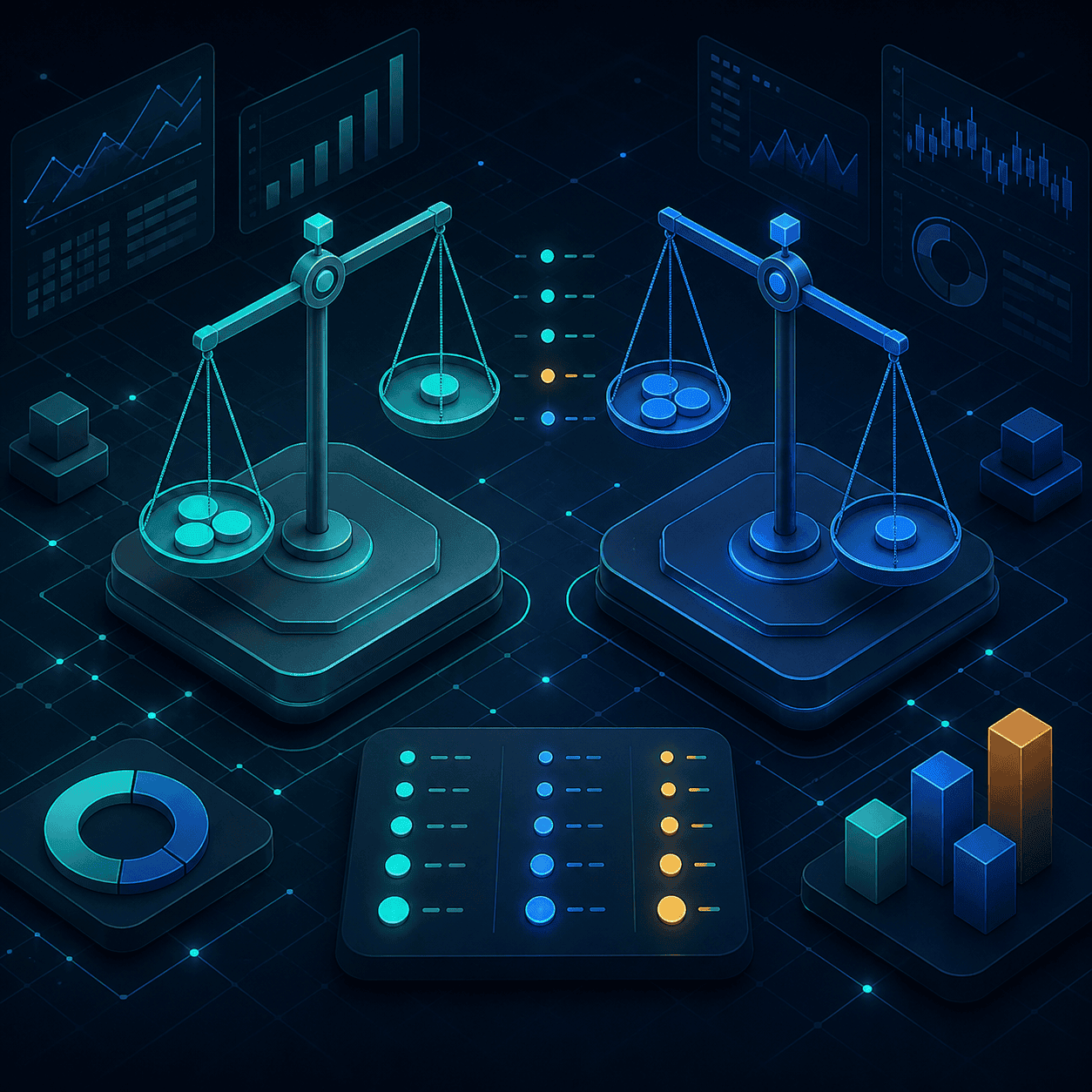 加密货币交易所费率结构示意图：maker/taker 等级与百分比对比